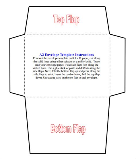 FREE 7+ Sample A2 Envelope Templates in MS Word | PDF