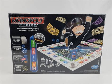 Hasbro Monopoly Empire Board Game New Factory Sealed New Tokens Xbox