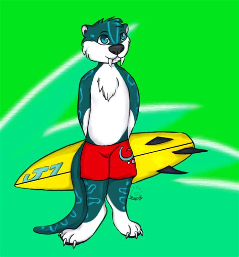 Surfer Otter — Weasyl