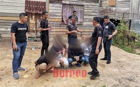 Pengedar 14 Penagih Dadah Ditahan Dalam Op Tapis Khas Utusan Borneo