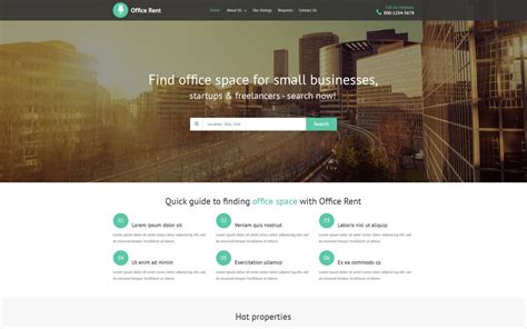 Office Responsive Website Template Templatemonster