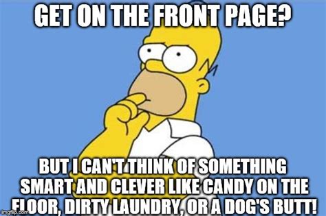 Homer Thinking Imgflip