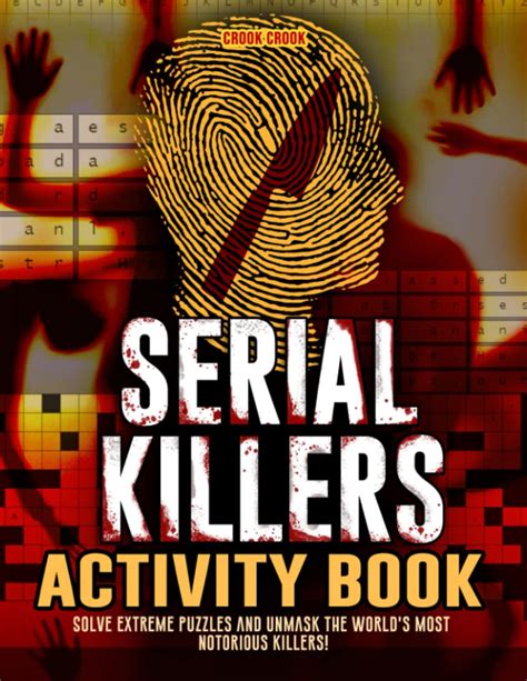 Serial Killers Activity Book Extremely Challenging Puzzles Such As