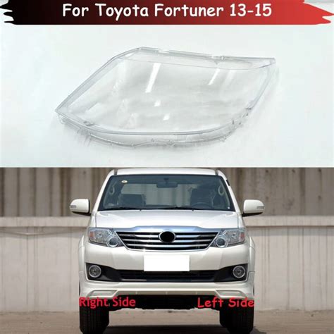 Car Lens Glass Light Lamp Caps Headlamp Shell For Toyota Fortuner