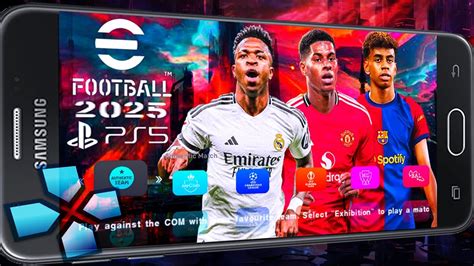 EFOOTBALL PES 2025 PPSSPP NEW SEASON PATCH FULL KITS MINIKITS UPDATE