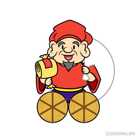 七福神の大黒天イラストのフリー素材｜イラストイメージ