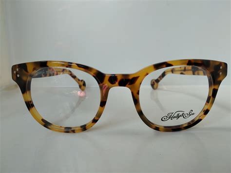 Vintage Hally And Son Tortoise Ivy League Acetate Eyewear Etsy