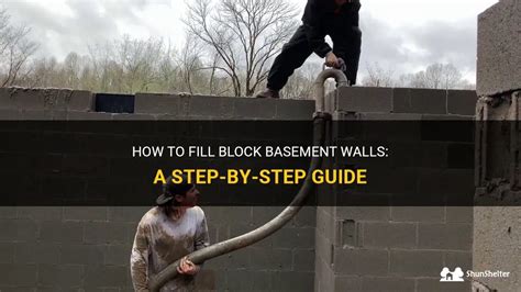 How To Fill Block Basement Walls A Step By Step Guide Shunshelter