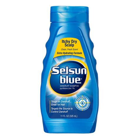 Selsun Blue Dandruff Shampoo For Itchy Dry Scalp 11 Oz