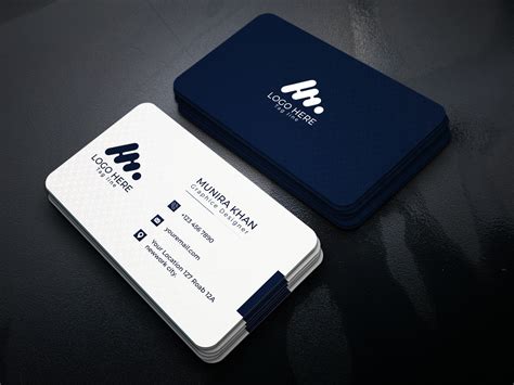 I Will Design Outstanding Minimalist Business Cards With Custom Qr