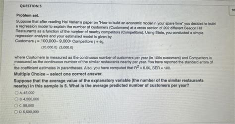 Solved Problem Set Suppose That After Reading Hal Varian S Chegg