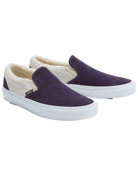 Vans Suede Sherpa Slip On Clearance