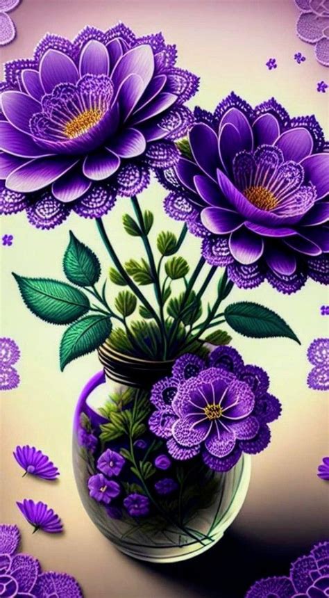 Pin By Melissa Branam On Cutie Floral Wallpaper Phone Purple Flowers