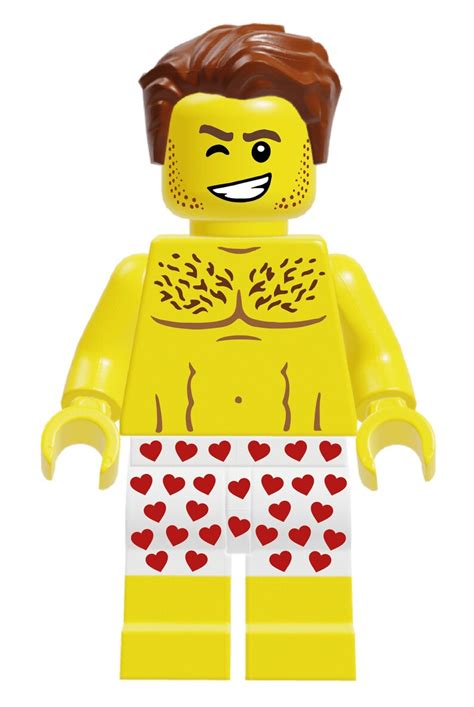 Naked Minifigures Lust Series Toy Boy Custom Printed LGO Etsy