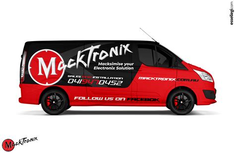 Ford Transit Custom Van Wrap Design By Essellegi Wrap Design