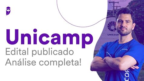 Concurso Unicamp Edital Publicado An Lise Completa Youtube