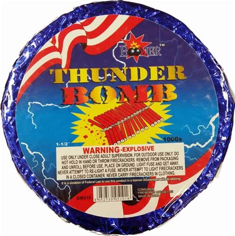 Thunder Bomb Firecrackers 1000 Roll | Sparks Fly Fireworks