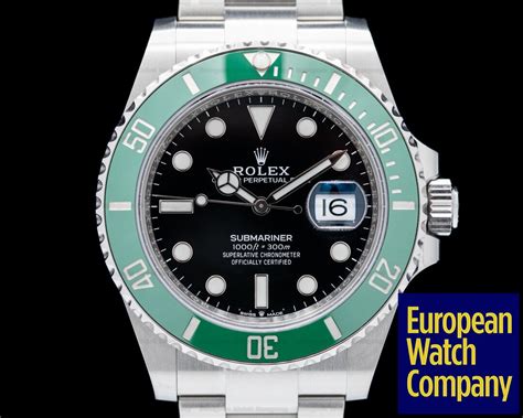 Rolex 126610LV Submariner Date 126610LV Kermit GREEN Ceramic Bezel 41MM