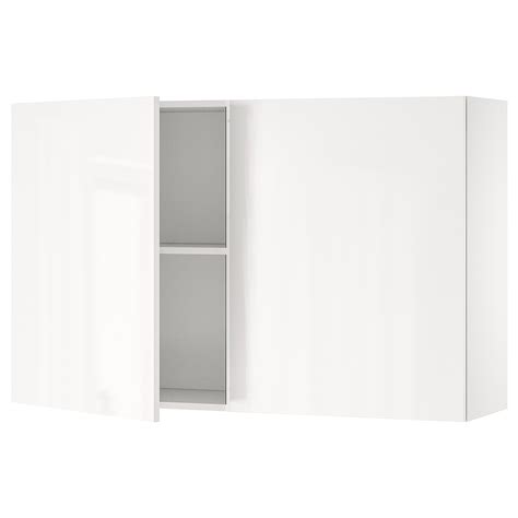 Knoxhult Wall Cabinet With Doors High Gloss White 120x75 Cm Ikea