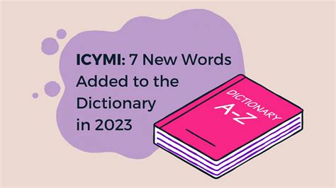 New Words Added To The Dictionary 2024 A Glimpse Into Our Evolving