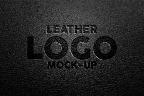 Free Leather Engraved Logo Design Mockup In Psd Designhooks