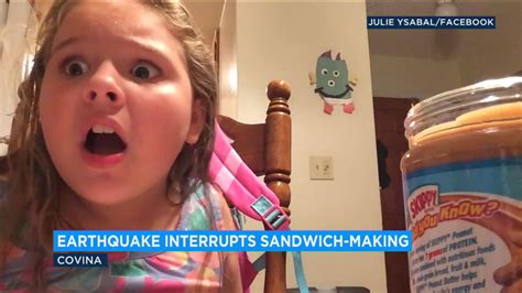 Cute Video Watch 7 Year Olds Reaction To 1st Earthquake Abc7 Los