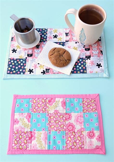 How To Sew A Fabric Scrap Mug Rug Tutorial Artofit