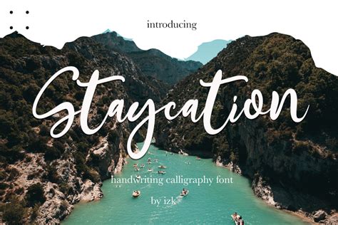 Staycation Font Cocodesign Fontspace