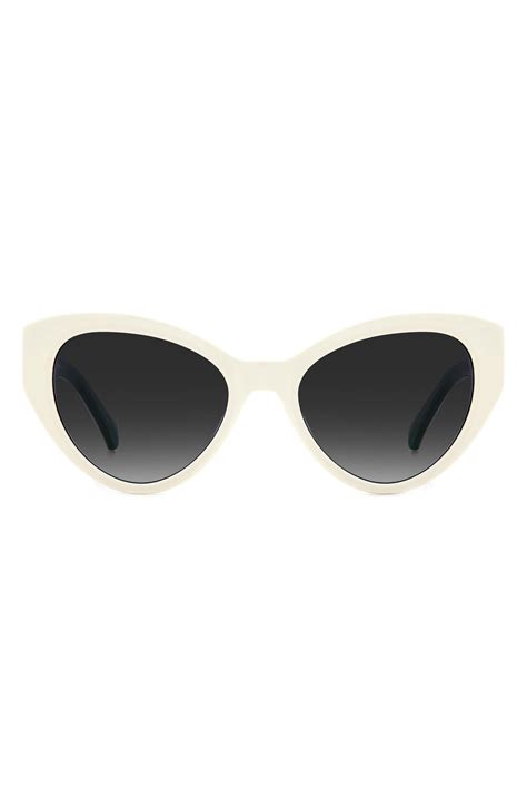 Kate Spade New York Paisleigh 55mm Gradient Cat Eye Sunglasses Editorialist