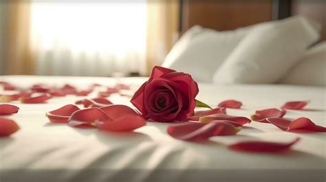 Rose Petals On Bed Stock Photos, Images and Backgrounds for Free Download