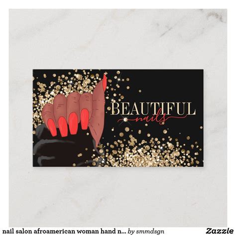 Nail Salon Business Cards | Zazzle | Salon business cards, Nail salon ...