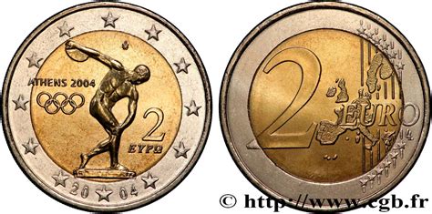 GRECIA 2 euro JEUX OLYMPIQUES D ATHÈNES 2004 2004 Athènes Athènes feu