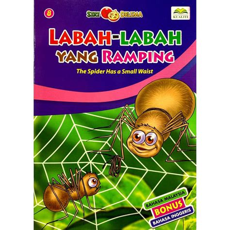 Buku Cerita Siri Delima Labah Labah Yang Ramping Bm Bi Shopee Malaysia