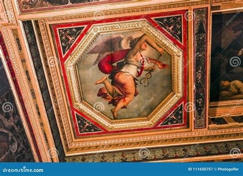 Interiors Of Palazzo Vecchio Florence Italy Editorial Photography