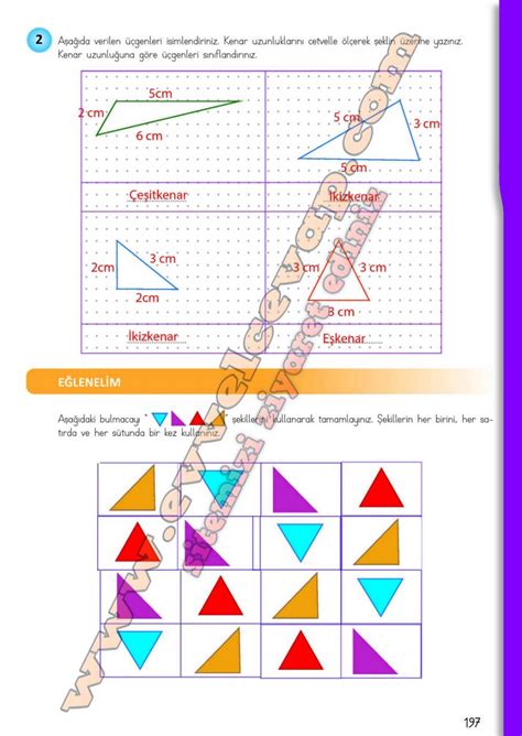 4 Sınıf Matematik MEB Yayınları Ders Kitabı Cevapları Sayfa 197 Ders