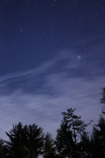 Nature night stars galaxy sky clouds trees summer Photos in .jpg format ...