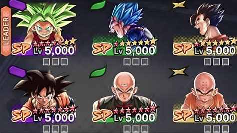 This Is My F P Universe Rep Team In Dragon Ball Legends Youtube