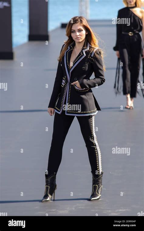 Thylane Blondeau Walks The L Oréal Fashion Show Runway During Paris Fashion Week Womenswear