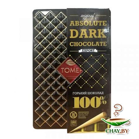 Шоколад Томер Absolute Dark 90 г купить в Минске с доставкой