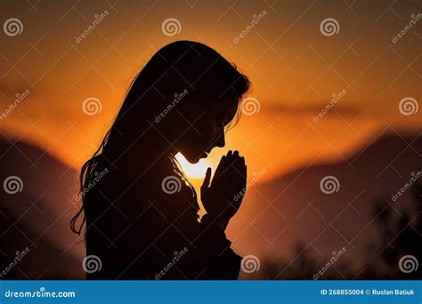 Praying Man Hoping For Better Asking God For Good Luck Success