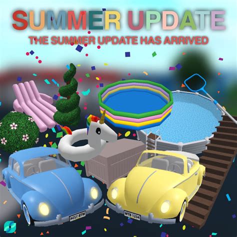 Bloxburg Summer Update Post Bloxburgslatest On Insta Rbloxburg