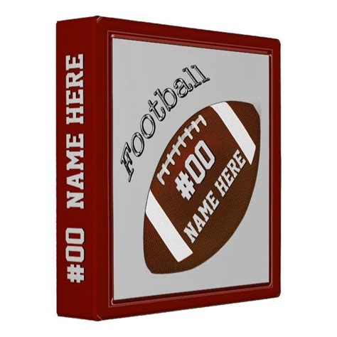 Custom Football Card Binder Football Photo Album 3 Ring Binder