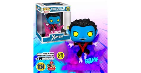 Funko Pop Nightcrawler 1124 Glow X Men Marvel Figura Deluxe Funko