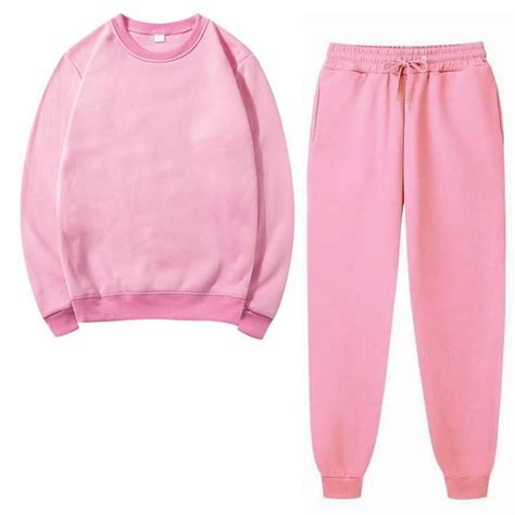 Besolor Womens 2 Piece Outfits Sweatsuit Crewneck Sweatshirt Lounge