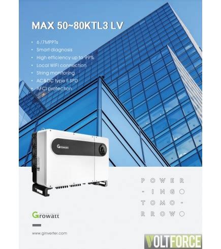 Falownik Pv Growatt Max Ktl Lv