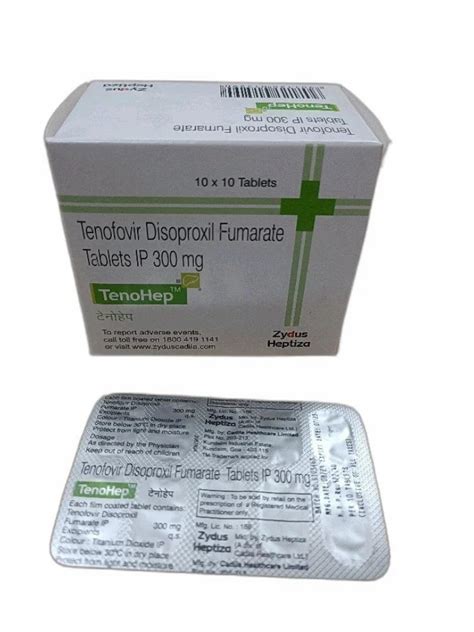 Tenohep 300 Mg Tab Disoproxil Fumarate Tablets Ip 300mg 10 S Tab At