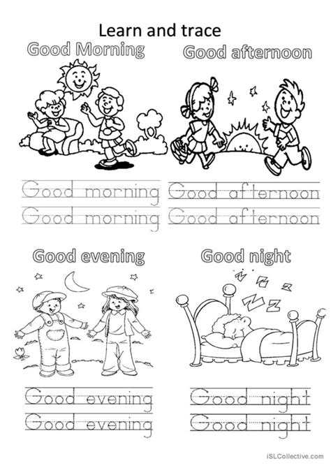 Greetings In English General Vocabul… English Esl Worksheets Pdf And Doc