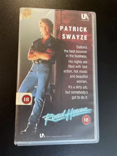 Road House Vhs Patrick Swayze Sam Elliott Ben Gazzara Movie