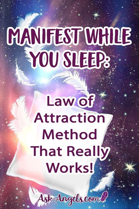 Manifest While You Sleep Law Of Attraction Method That Really Works