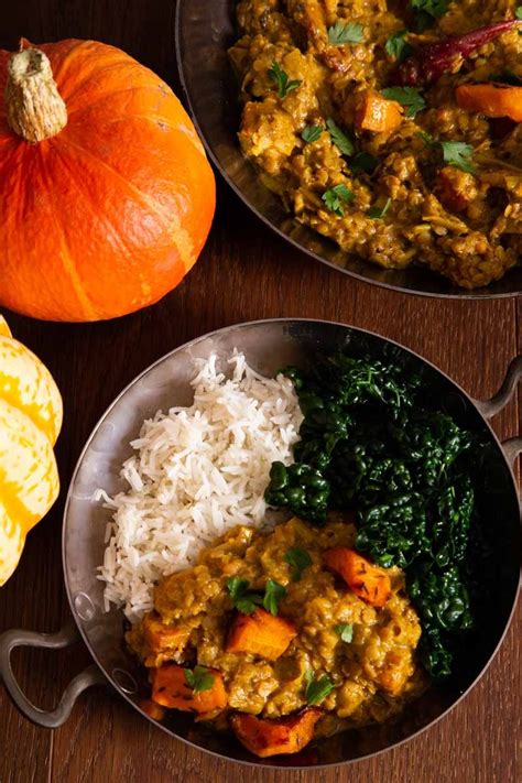 Vegan Pumpkin Curry With Coconut And Cinnamon Thinlyspread Co Uk